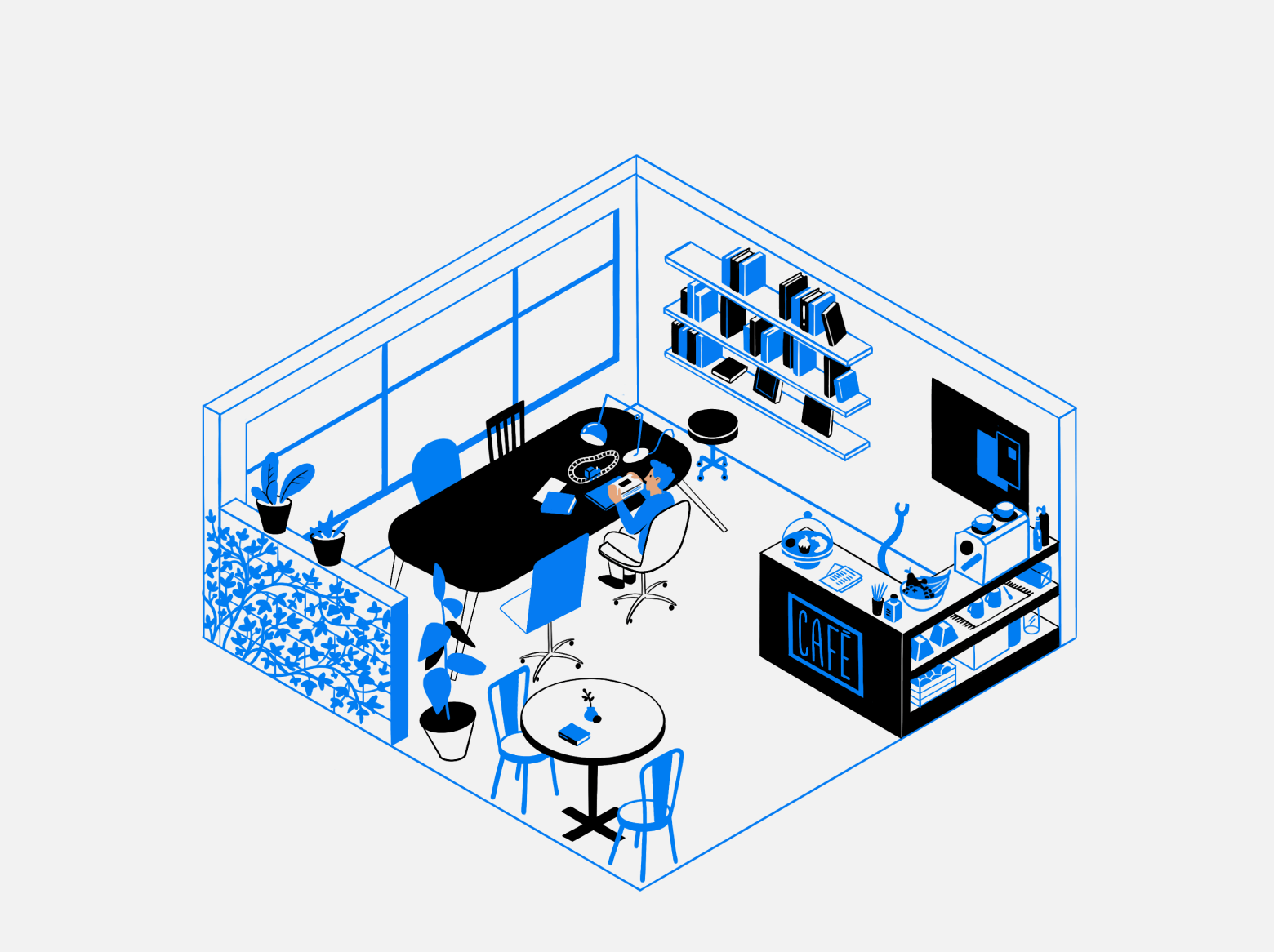 Café biblioteca virtual